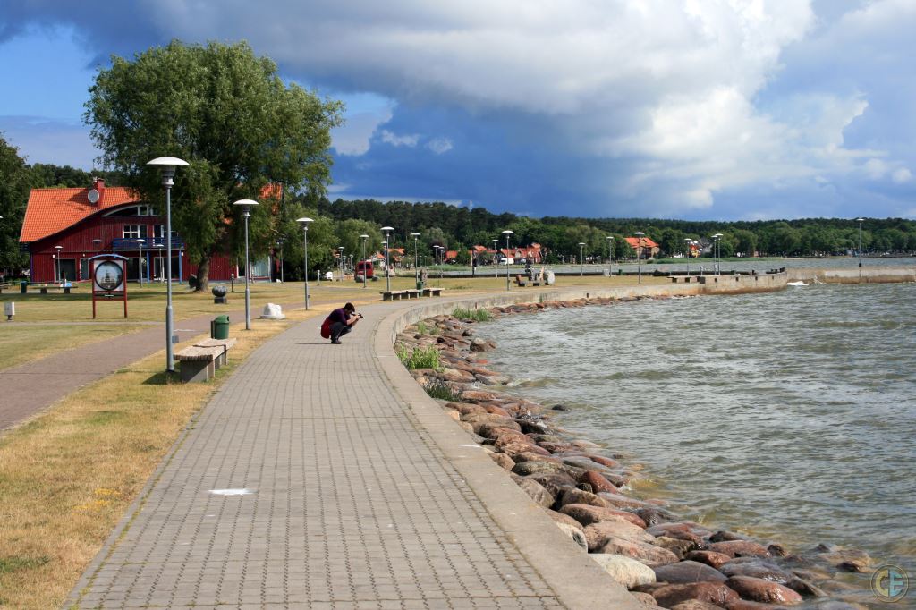 Neringa Walking And Bike Path On Coastline